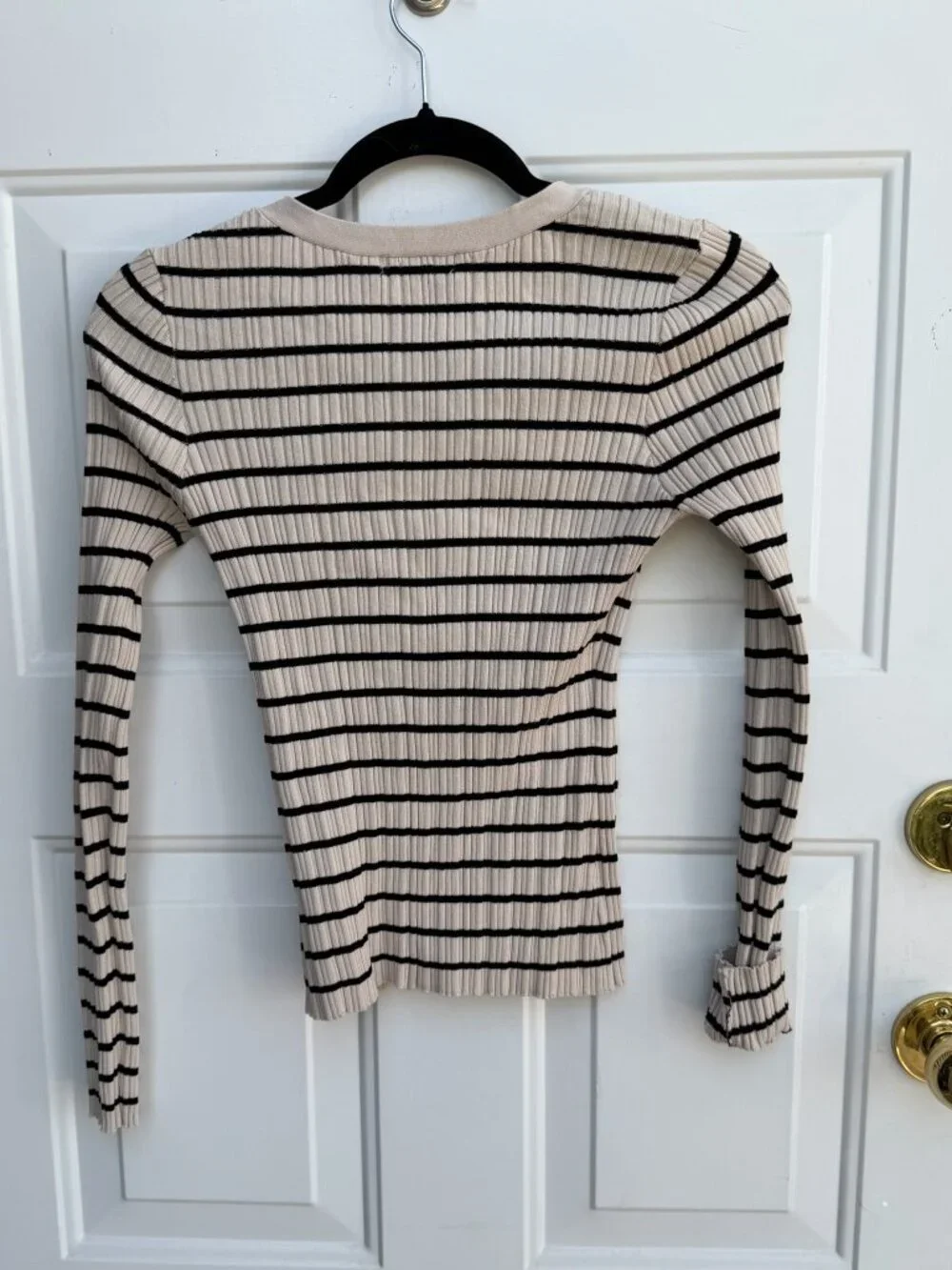 Z Supply Striped Ribbed Cardigan Size S